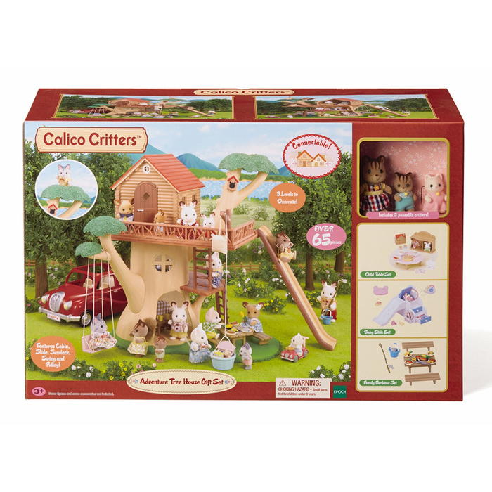Calico Critters Adventure Tree House Gift Set Giggle Monkey Toys